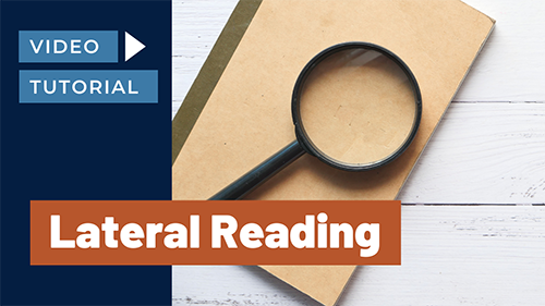 Lateral Reading: Video Tutorial
