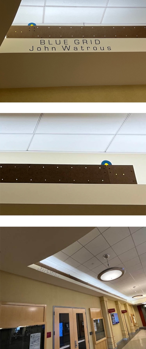 Blue Grid by John Watrous